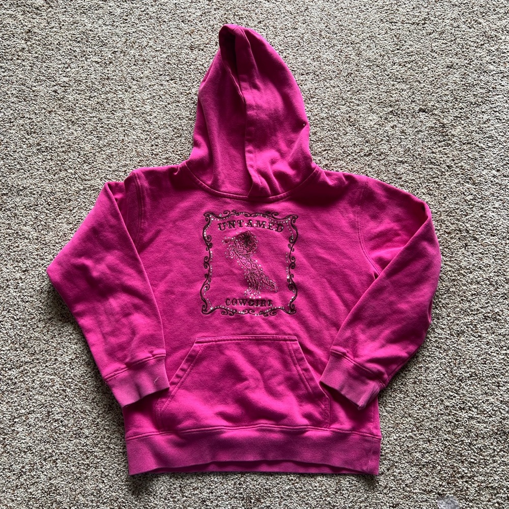 Girls cow girl sweatshirt